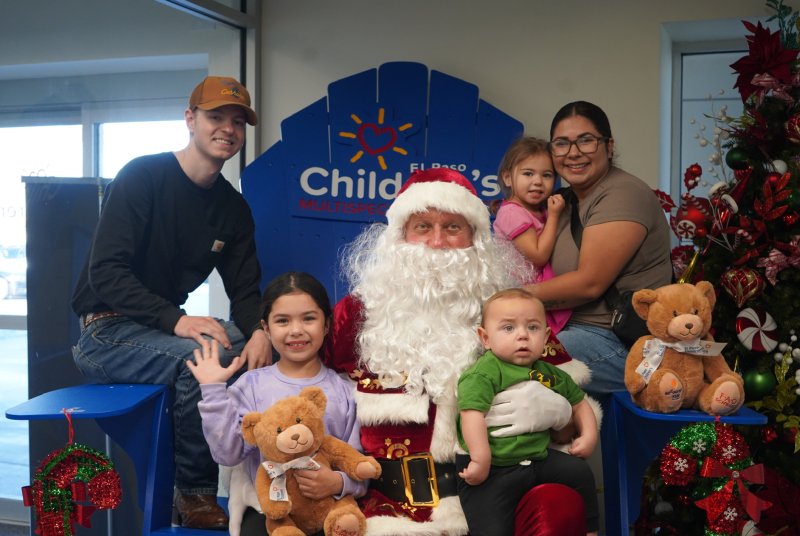 Holiday Cheer Lights Up the Multi-Specialty Center with Toy Donation and Special Visit from Santa